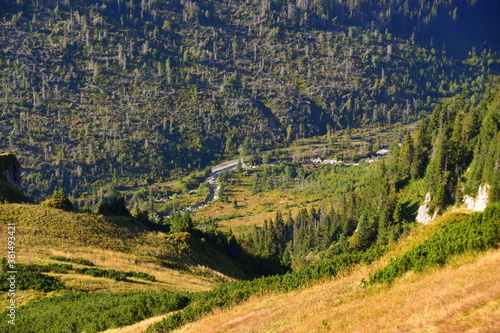 Cicha Dolina Tatry Słowackie, Tatry Zachodnie jesiennie