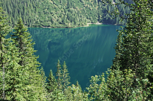 Morskie oko w Tatrzańskim parku narodowym