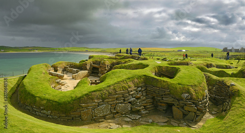 Skara Brae was inhabited for several centuries – Part of the Heart of Neolithic Orkney – UNESCO World Heritage Site, Scotland, UK