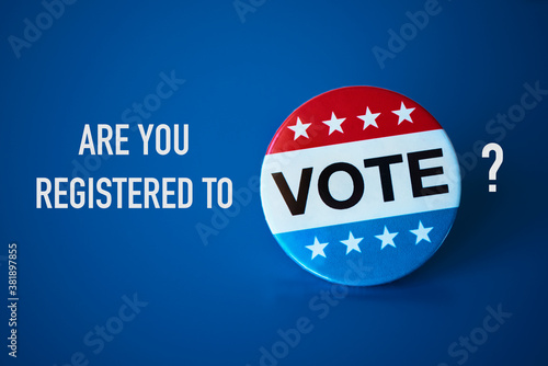 question are you registered to vote?