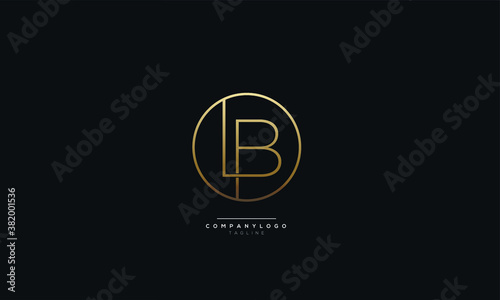 LB Letter Business Logo Design Alphabet Icon Vector Monogram