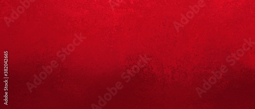 Red background with grunge texture and gradient color in elegant vintage Christmas illustration