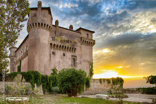 Medieval castle Santa Severa, Rome, Italy