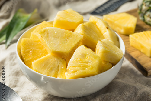 Healthy Organic Pineapple Slices