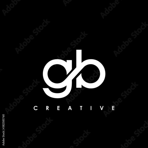 GB Letter Initial Logo Design Template Vector Illustration