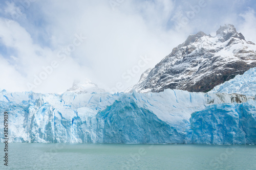 Spegazzini Glacier view from Argentino lake, Patagonia landscape, Argentina