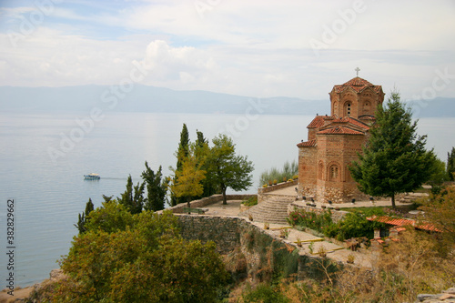 Church of Saint John the Theologian at Kaneo on Lake Ohrid, North Macedonia