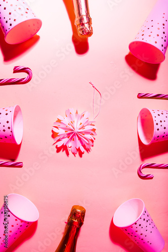 New Years Eve celebration background, party theme conceptual image