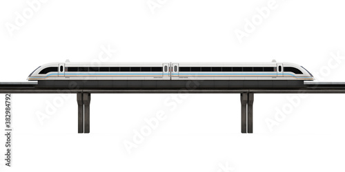 Monorail Train Isolated