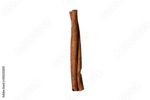 cinnamon isolated on white background