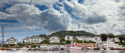 Farsund. city By the waterfront in Southern Norway 
