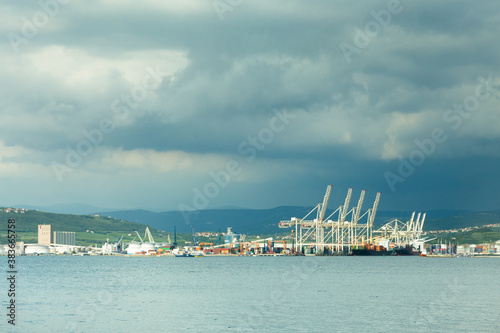 Port of Koper, Slovenia, Europe.