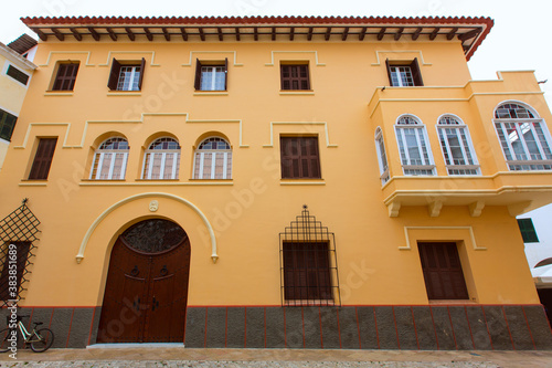 Menorca Ciutadella can Olives in downtown at Balearics