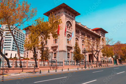 empty street in ankara