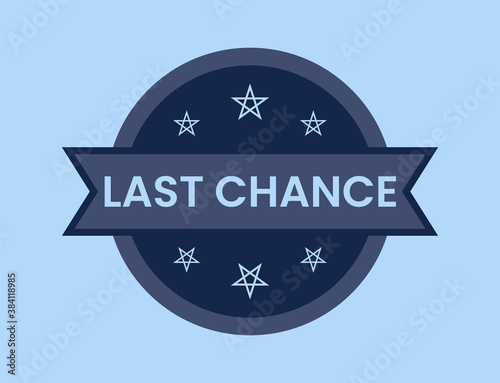 Last Change Badge vector illustration, Last Change Stamp