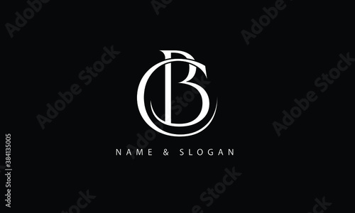 BC, CB, B, C abstract letters logo monogram