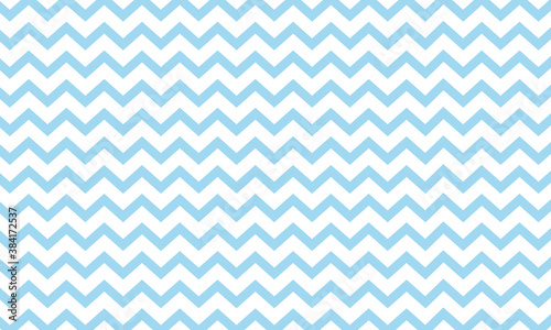 Seamless light blue zig zag wavy chevron pattern on a white background vector 