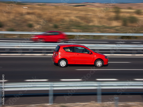 samochód ruch autostrada panning auto