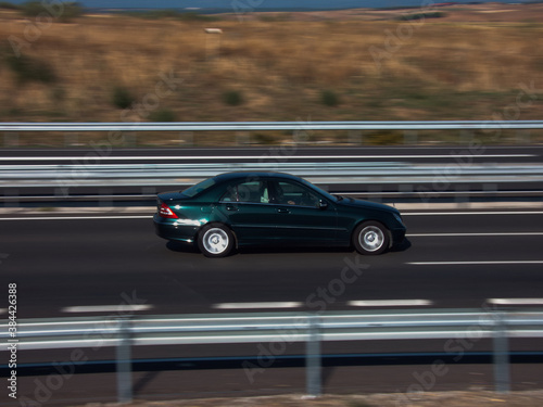 samochód ruch autostrada panning auto