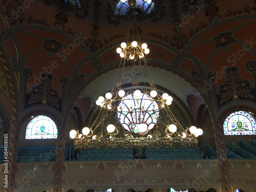 Interieur der Synagoge von Subotica - Vojvodina - Serbien