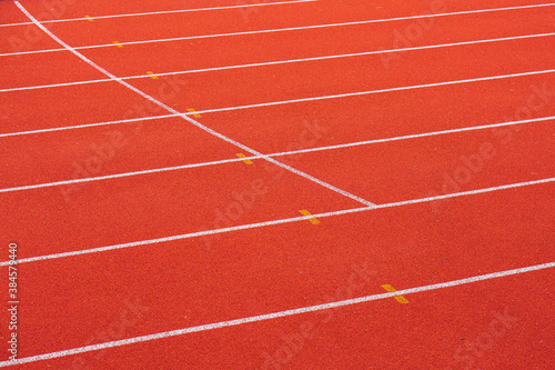 running track and field texture background. Sport and exercise concept.