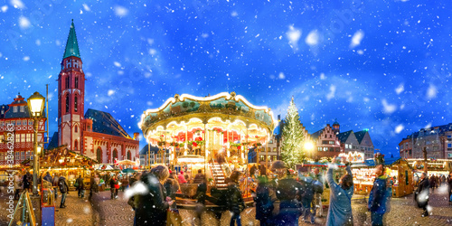 Weihnachtsmarkt auf dem Römerberg, Frankfurt am Main 