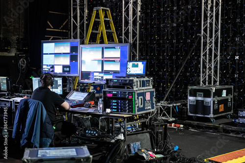 Audio & Visual Backstage Equipment and Operator