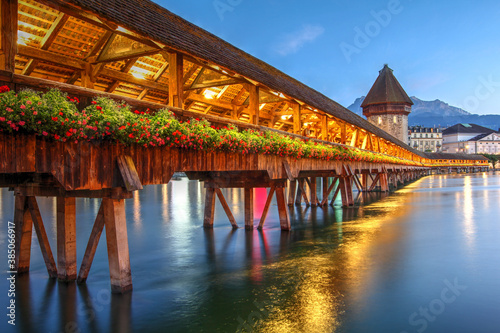 Chapel Bridge, Luzern, Switzerland