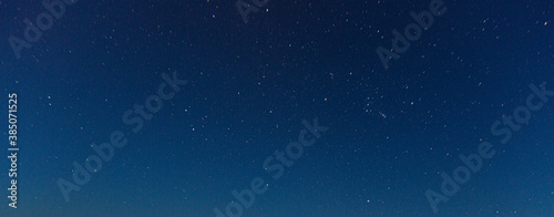 Picture of cloudless starry sky at nighttime at northern hemisphere