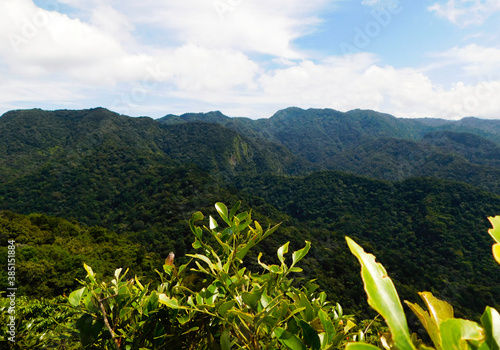 Montañas al sur de El salvador