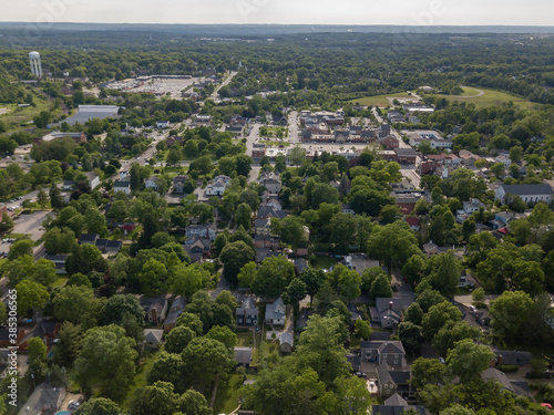 Hudson Ohio aerial photography, Hudson