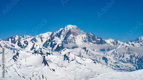 Mont Blanc from Agille Rouge