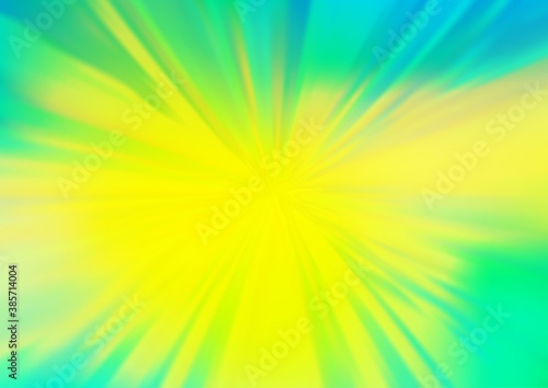 Light Blue, Yellow vector abstract bright template.