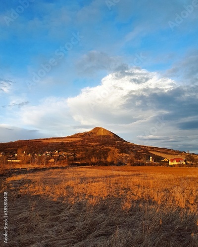 Radobyl, one of the most famous hills in the Bohemian Central Mountains