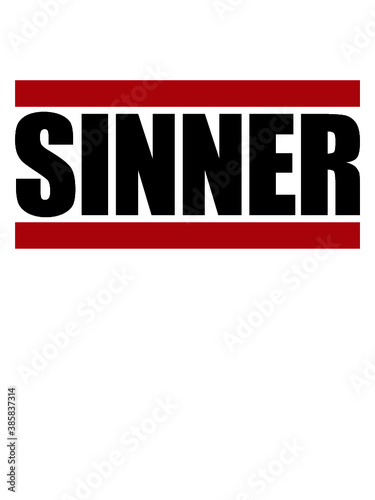 Sinner Text Logo 