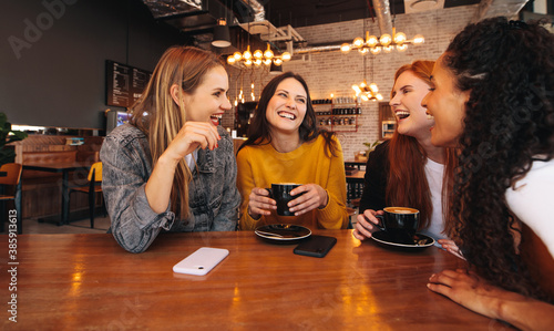 Weekend hangout at a cafe