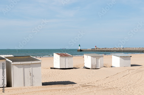 Cabanes de plage à Calais