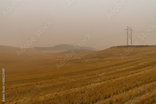 Wildfire Smoke Covering the Palouse in September 2020