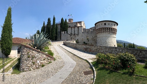 Castello di Brescia, Italien, Weg zur Burg hinauf