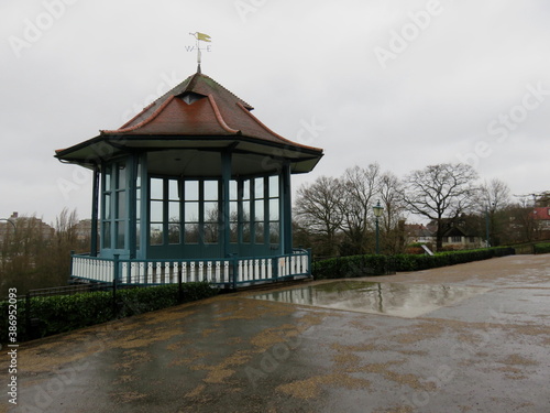 bandstand pavilion in the park