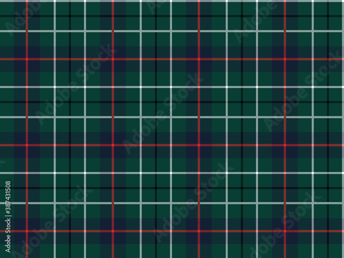 seamless green and red vector tartan check pattern
