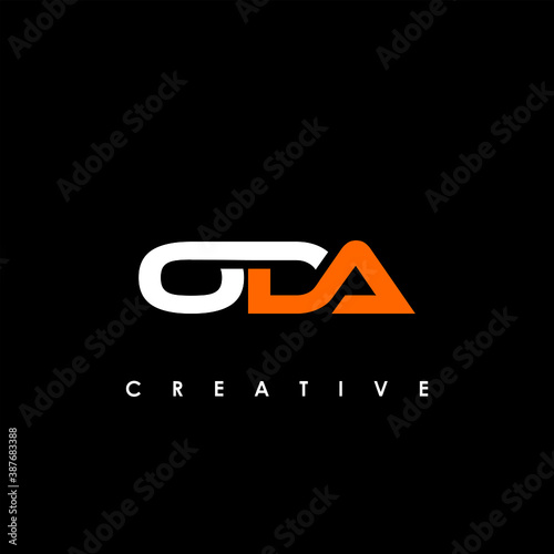 ODA Letter Initial Logo Design Template Vector Illustration 