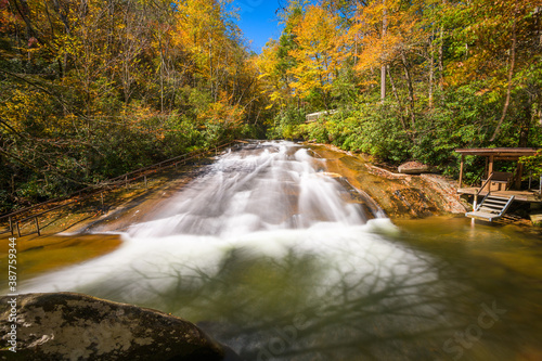 Sliding Rock Falls, Pisgah National Forest, NC, USA