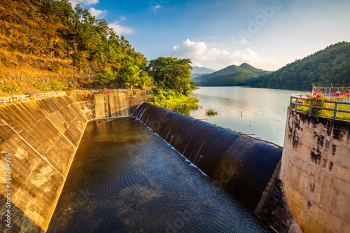 Reservoir and Spillway, Mae Thang, Phrae province, Thailand