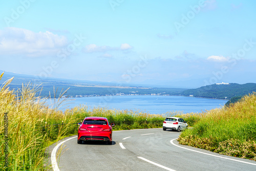 【ドライブイメージ】山中湖に向かう道路