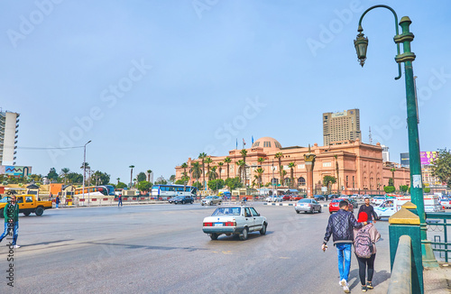 The center of Cairo, Egypt