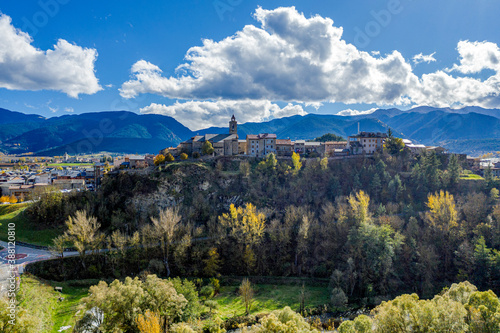 village Bellver de Cerdanya Pyrenees Lleida province, Catalonia Spain