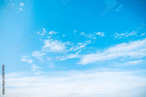 Blue Sky with Clouds for your design