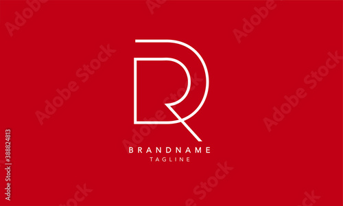 Alphabet letters Initials Monogram logo DR, RD, D and R