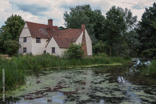 Willy Lotts Cottage in Dedham Vale, UK was made famous by John Constables painting "The Haywain"